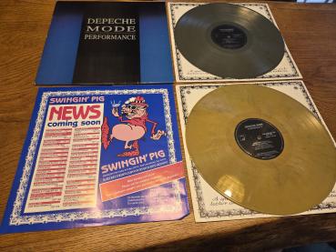 Depeche Mode Performance 1991 The Swingin Pig Records TSP 090-2 Doppel LP Multicoloured Vinyl Luxemburgische Pressung VG+/VG+